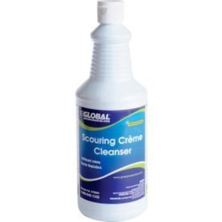 GLOBAL EQUIPMENT Scouring Crème Cleanser - Case Of Twelve 1 Quart Bottles N052Q12